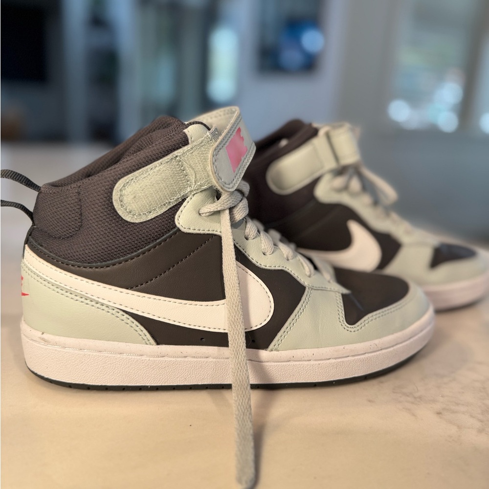 Nike Court Mid 2 GS ‘Medium Ash Light Silver’ (CD7782-200) — Youth size 5.5Y